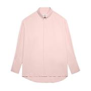 Ami Paris Powder Pink Oversize Skjorta Pink, Herr