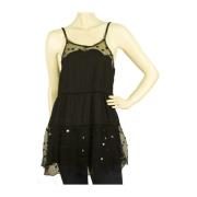 Chloé Pre-owned Long Cami Top Black, Dam