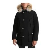 Woolrich Arctic Parka med Avtagbar Päls Black, Herr