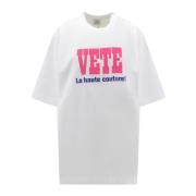 Vetements Damkläder T-shirts Polos Vit Ss23 White, Dam
