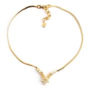 Dior Vintage Pre-owned Guld halsband Yellow, Dam