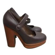 Marni Pre-owned Pre-owned Läder klackskor Brown, Dam