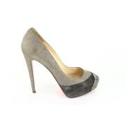 Christian Louboutin Pre-owned Pre-owned Sandaler Gray, Dam