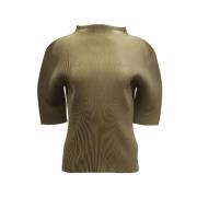 Issey Miyake Pre-owned Pre-owned Polyester toppar Green, Dam