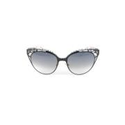 Jimmy Choo Pre-owned Pre-owned Acetat solglasgon Gray, Dam