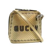Gucci Vintage Pre-owned Läder gucci-vskor Yellow, Dam