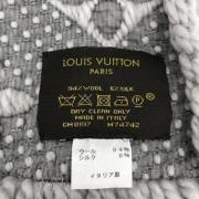 Louis Vuitton Vintage Pre-owned Tyg sjalar Gray, Dam