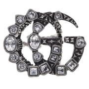 Gucci Vintage Begagnad Silver Metall Gucci Ring Gray, Dam