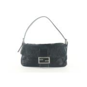 Fendi Vintage Pre-owned Canvas fendi-vskor Black, Dam