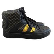 Gucci Vintage Pre-owned Läder sneakers Black, Dam