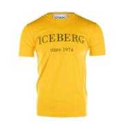 Iceberg Gula T-shirts Yellow, Herr