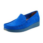 Nature Footwear Loafers Blue, Dam