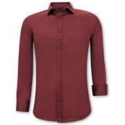 Gentile Bellini Trendiga Slim Fit Skjortor - 3072 Red, Herr