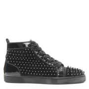 Christian Louboutin Pre-owned Pre-owned Sammet sneakers Black, Dam