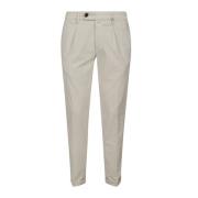 Myths Mjuka Corduroy Chinos med Elastisk Midja Beige, Herr