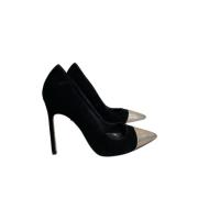 Manolo Blahnik Pre-owned Pre-owned Mocka klackskor Black, Dam