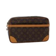 Louis Vuitton Vintage Pre-owned Canvas louis-vuitton-vskor Brown, Dam