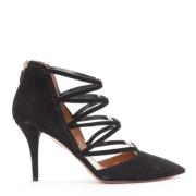 Aquazzura Pre-owned Pre-owned Mocka klackskor Black, Dam