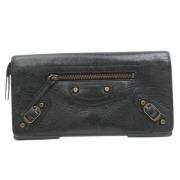 Balenciaga Vintage Begagnade plånböcker Black, Dam