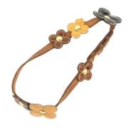 Louis Vuitton Vintage Vintage Läderarmband Brown, Dam