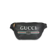 Gucci Vintage Pre-owned Läder crossbodyvskor Black, Dam