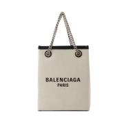 Balenciaga Vintage Pre-owned Bomull balenciaga-vskor Beige, Dam