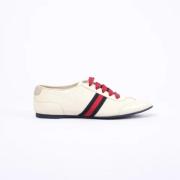 Gucci Vintage Pre-owned Läder sneakers White, Dam