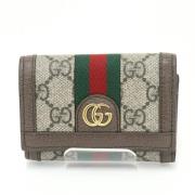 Gucci Vintage Begagnad Multifärgad Läderplånbok Multicolor, Dam
