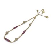 Louis Vuitton Vintage Pre-owned Metall halsband Purple, Dam