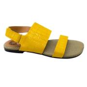 Dries van Noten Pre-owned Pre-owned Läder sandaler Yellow, Dam