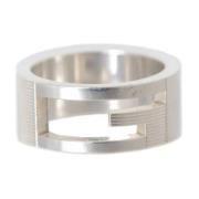 Gucci Vintage Pre-owned Silver ringar Gray, Unisex