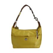Coach Pre-owned Pre-owned Polyester handvskor Yellow, Dam