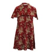 Valentino Vintage Pre-owned Silk dresses Red, Dam