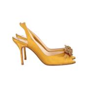 Christian Louboutin Pre-owned Pre-owned Sandaler Yellow, Dam