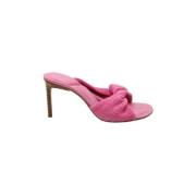 Jacquemus Pre-owned Pre-owned Sandaler Pink, Dam