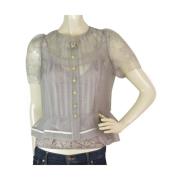Marc Jacobs Pre-owned Spets cami topp cardigan set Gray, Dam