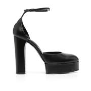 Casadei Höj din stil med svarta höga sandaler Black, Dam