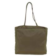 Prada Vintage Pre-owned Tyg prada-vskor Green, Dam