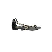 René Caovilla Pre-owned Pre-owned Mocka sandaler Black, Dam