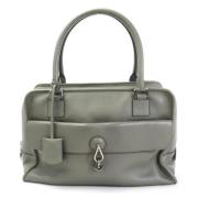 Loewe Pre-owned Pre-owned Läder handvskor Gray, Dam