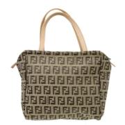 Fendi Vintage Pre-owned Canvas fendi-vskor Brown, Dam