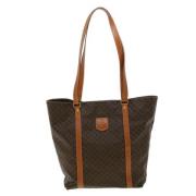 Celine Vintage Pre-owned Totebag Brown, Dam