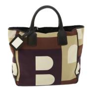 Bally Pre-owned Pre-owned Canvas handvskor Brown, Dam