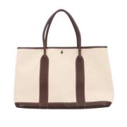 Hermès Vintage Pre-owned Canvas totevskor Beige, Dam