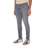 7 For All Mankind Slim-fit Jeans Gray, Herr