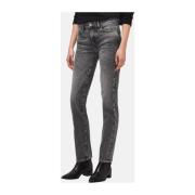 7 For All Mankind Slim-fit Jeans Gray, Dam