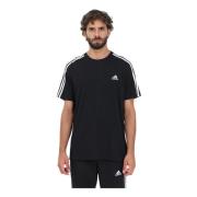 Adidas Svart Performance T-shirt för män Black, Herr