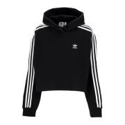 Adidas Kort hoodie för kvinnor Black, Dam
