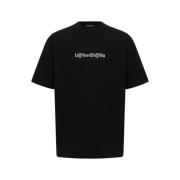 Balenciaga Vintage Jersey T-Shirt Black, Herr