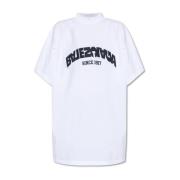 Balenciaga Oversize T-shirt White, Dam